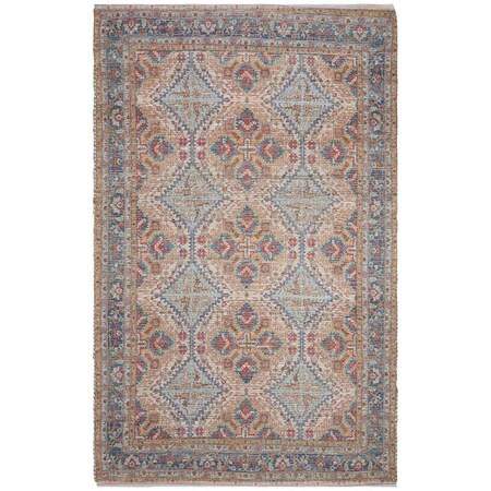 Safavieh Saffron Global Rectangle Hand Loomed Rugs Rust & Blue - 2 ft.-3 in. x 8 ft. SFN511P-28